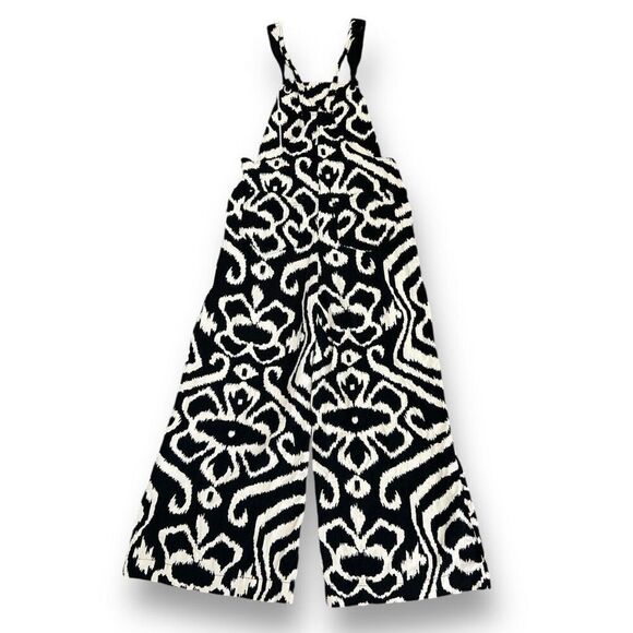 Anthropologie Constance Wide Leg Cropped Overalls Size Medium - Picture 3 of 10